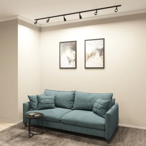 Трековый светильник однофазный Denkirs Bell DK6050-BK (220V)