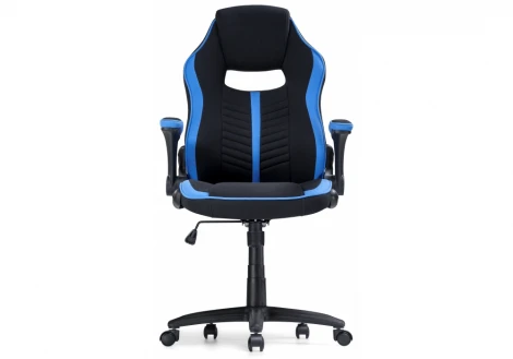 Компьютерное кресло Woodville Plast черное / голубое 11676