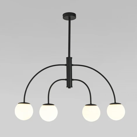 Потолочная люстра на штанге Eurosvet Cenacolo 30179/4 черный (220V)