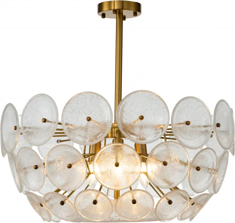 Люстра потолочная на штанге Soffio V000018 (12020/6R Gold) (220V)