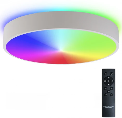 Потолочный светильник светодиодный с пультом ДУ 144W RGB, белый, LED Natali Kovaltseva Modern LED LAMPS 81105/2C