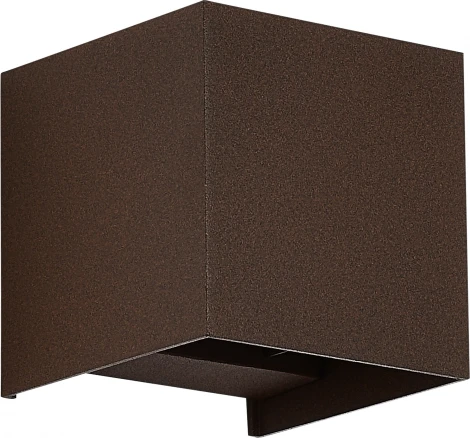 Настенный уличный светильник ST Luce Brik SL9513.601.01 кортен/кортен LED 1*10W 2700K BRIK