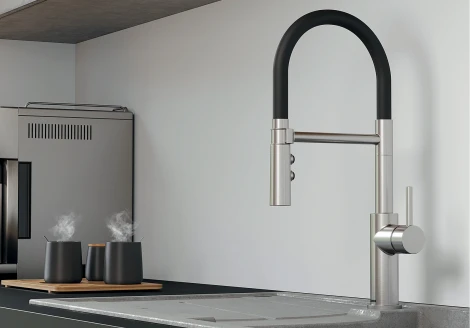 Смеситель Blanco Catris-S Flexo 525792 для кухонной мойки