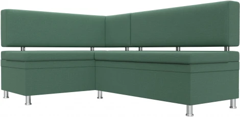 Диван кухонный угловой Стайл левый угол (Зеленый/Рогожка) Лига Диванов арт.123235L
