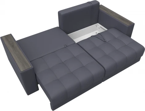 Диван прямой с декором Лига-049 НПБ Лига Диванов (Экокожа) арт.128402