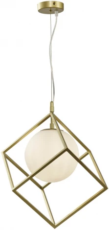 Подвесной светильник iLamp Golden P2483-1S GD (220V, на тросе, шар)