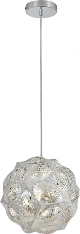 Подвесной светильник (11060/A/1P Chrome) Indigo Futuro V000550 (220V, на проводе, шар)