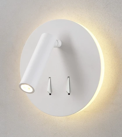 Бра для чтения Crystal Lux CLT 223 223W WH (LED, 220V, выключатель)