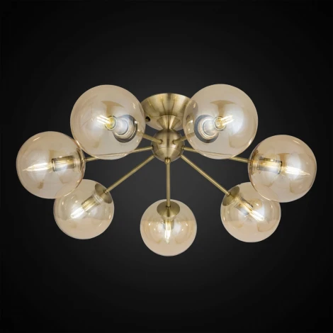 Потолочная люстра Citilux Томми CL102173 (220V, шарики, молекулы)