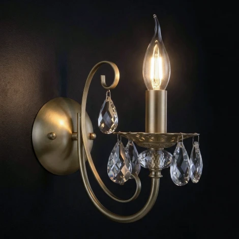 Бра с декором из хрусталя Eurosvet Alda 3305/1