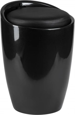 Табурет с местом для хранения LM-1100 (чёрный)