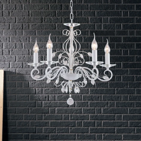 Подвесная люстра Favourite Lanta 1733-5P (220V, на цепи, подсвечник, свеча)