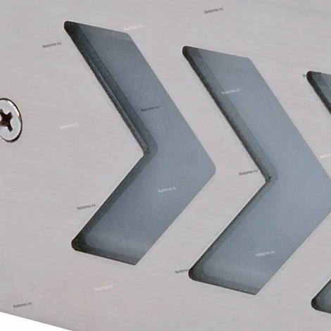 Светильник встраиваемый в стену уличный светодиодный Horoz Beril, 1 лампа, никель с белым