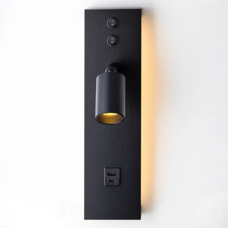 Настенный светильник LED с USB со спотом для чтения с выключателем Citilux Декарт CL704461 (220V)