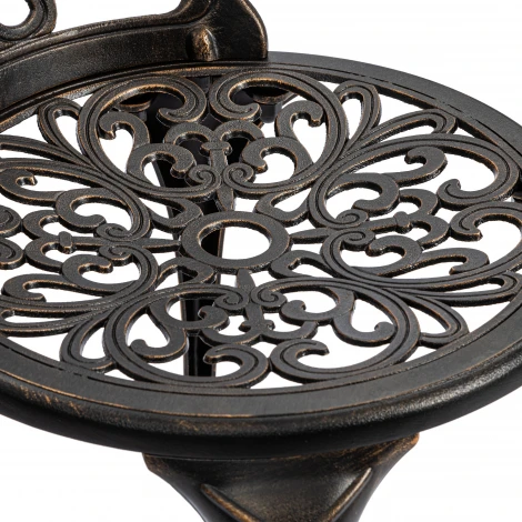 Стул Secret de Maison Mozart/Моцарт алюминиевый сплав, 53х41х89см, бронзовый (Комплект из 2 шт.) Tetchair 10679