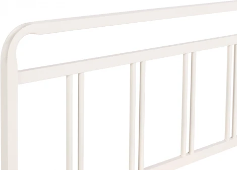 Полутораспальная кровать Woodville Рейк 140х200 белая 403026