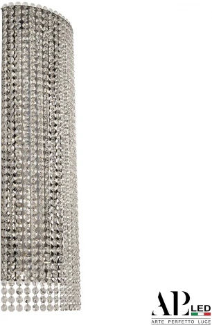 Бра светодиодное APL LED Sicilia SH500.B5.25-70.A.Ni.4000 (220V, хрусталь)