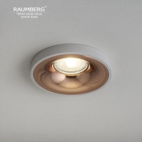 Встраиваемый светильник Raumberg TerraRGd\Wh Rose Gold\White