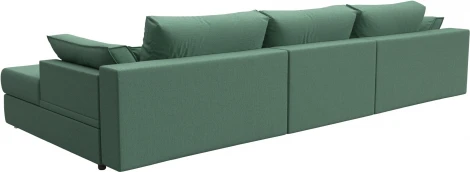 Диван угловой Пекин Long угол правый Лига Диванов (Рогожка) арт.123509