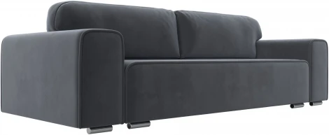 Диван прямой Лига-029 (Серый/Велюр) Лига Диванов арт.121014