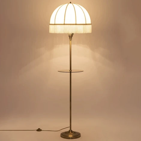 Торшер с полкой бахрома Citilux Базель CL407931T (220V, выключатель)