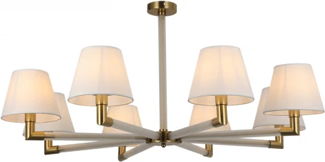 Потолочная люстра на штанге ILLUMICO IL0501-8P-79 BRASS (220V)