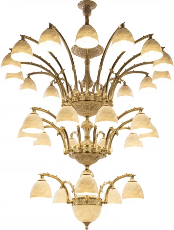 Подвесная люстра Bohemia Verona 72111P/5+10+15/420/3d GW P1 D Angel