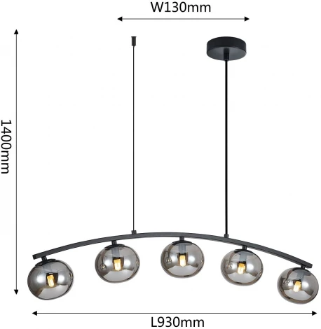 Подвесной светильник Favourite Arcata 4054-5P