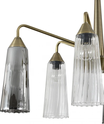 Потолочная люстра на штанге (13028/6R Brass) Indigo Campana V000509 (220V)