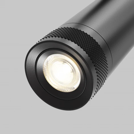 Трековый светильник трехфазный 20W 220V Maytoni Focus Zoom TR198-3-20W2.7K-Z-B (LED, круглые)