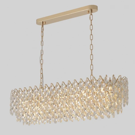 Подвесная люстра хрусталь на цепи Crystal Lux Hedonist HEDONIST SP17 (220V)