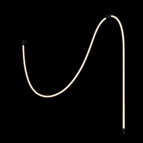 Подвесной светильник светодиодный с гибким неоном Loft It Thread 10388A Black (220V)