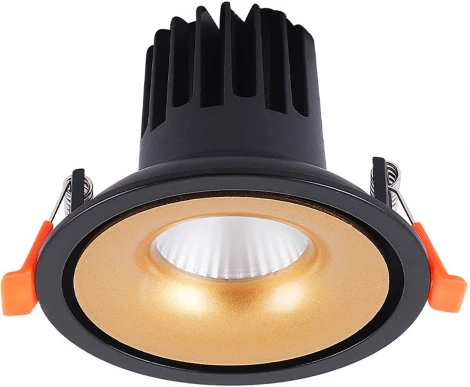 Встраиваемый светильник светодиодный Crystal Lux Clt 005 CLT 005C98 BL-GO 4000K (220V, круглые)