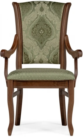 Кресло Woodville Линет soprano nefrit / ромб / миланский орех 543603