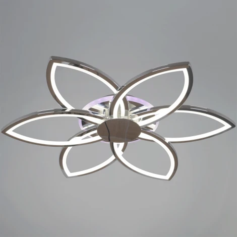 Потолочная люстра светодиодная с пультом с регулировкой цветовой температуры и яркости, ночным режимом и RGB Reluce 09877-0.3-06B CR (RGB)