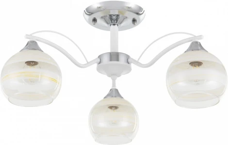 Потолочная люстра на штанге Arte Milano Napoli-326503 326503/3 CR+WH (220V)