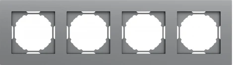 Рамка 4-я, матовый серый Donel A07 DE21440