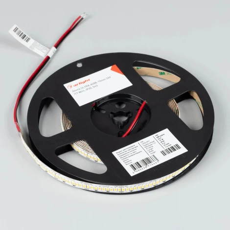 Светодиодная лента ULTRA-A288-10mm 24V White6000 (17 W/m, IP20, 5m) (Arlight, высок.эфф.200 лм/Вт) 054928