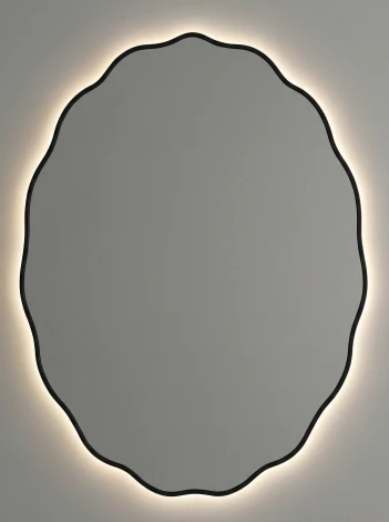 Fancy Oval LED Black Зеркало в раме с подсветкой Art-Zerkalo SM193LBL 13910