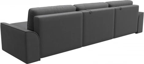 Диван угловой Лига-048 НПБ лонг Лига Диванов (Замша) арт.128507