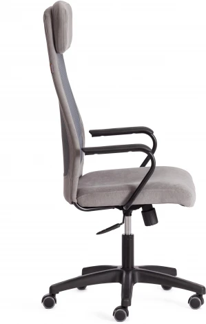 Кресло PROFIT (мп) (Флок,Ткань /Серый)