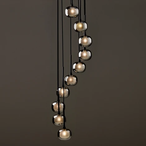 Подвесной светильник каскадный Freya Shimmer FR5435PL-10B (220V, на проводе)