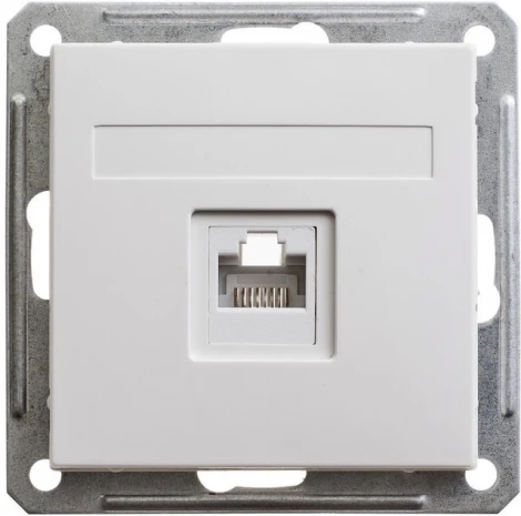 Розетка встраиваемая Ethernet RJ-45 (белый) Systeme Electric W59 RSI-152K5E-1-86