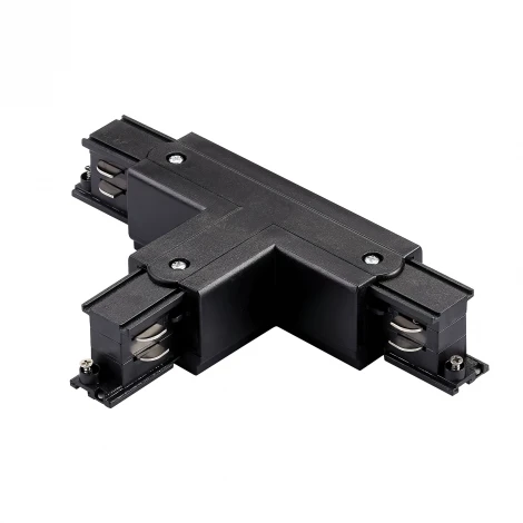 Коннектор Т-образный левый перекидной перекидное с подводом питания к треку 5040xx-(F)/(R) Lightstar Quattro 504137-FRPSL