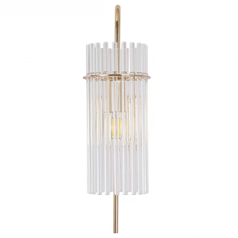 Бра Lumion Opulenta 8413/1W французское золото/прозрачный, металл/стекло Е14 40W 220V