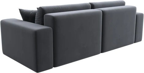 Диван прямой Лига-036 НПБ Классик (Серый/Велюр) Лига Диванов арт.121310