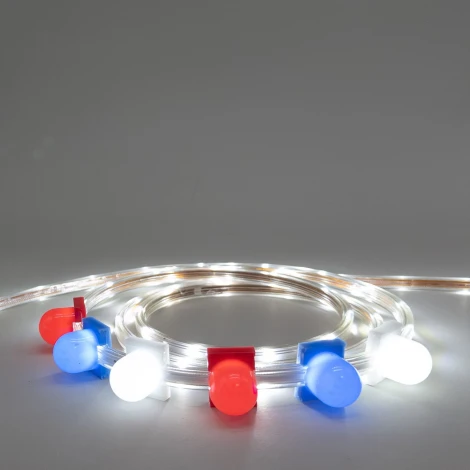 Светодиодная лента LTC Герметичная Белая 220В, SMD2835, 24LED/м, 6000К, IP65, Бухта 100м Laitcom NL-H1-2W