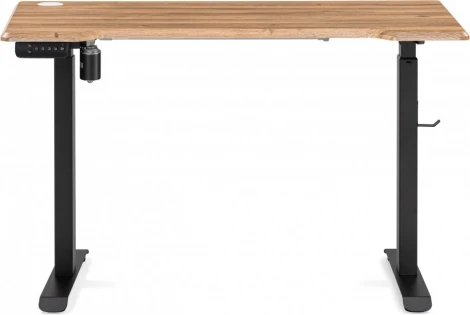 Компьютерный стол Маркос с механизмом подъема 120 (Маркос с механизмом подъема 120х75х75 дуб вотан / черный) Notta арт.578403
