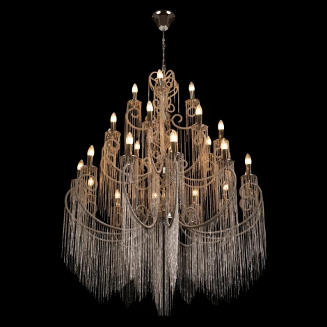 Подвесная большая люстра Loft It Wonderland 10405/24 (220V, на цепи, подсвечник, свеча)