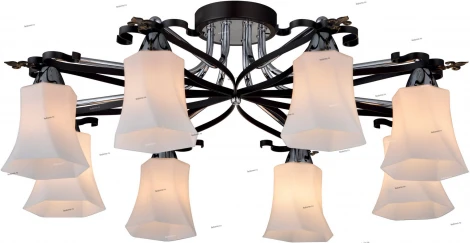 Потолочная люстра IDLamp Monga 849/8PF-Dark